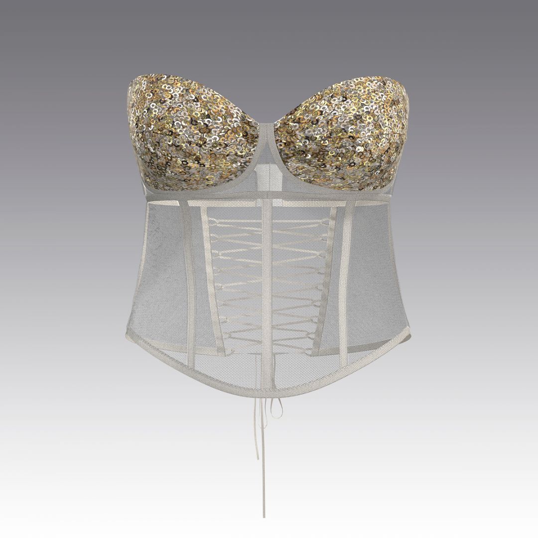 Корсет с пайетками 2988.31 ARDI золотой