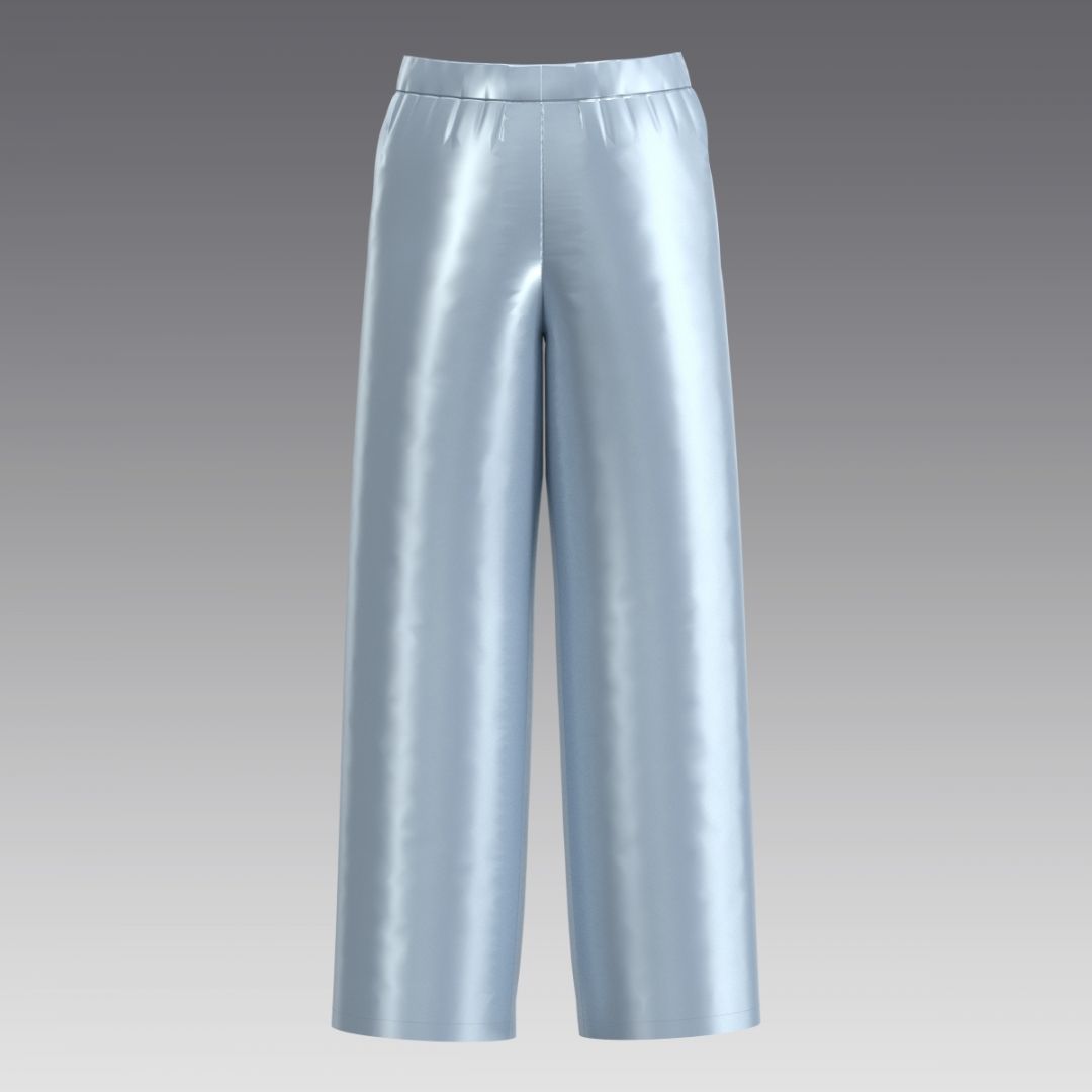 Брюки из шелка 4067.58 ARDI голубой