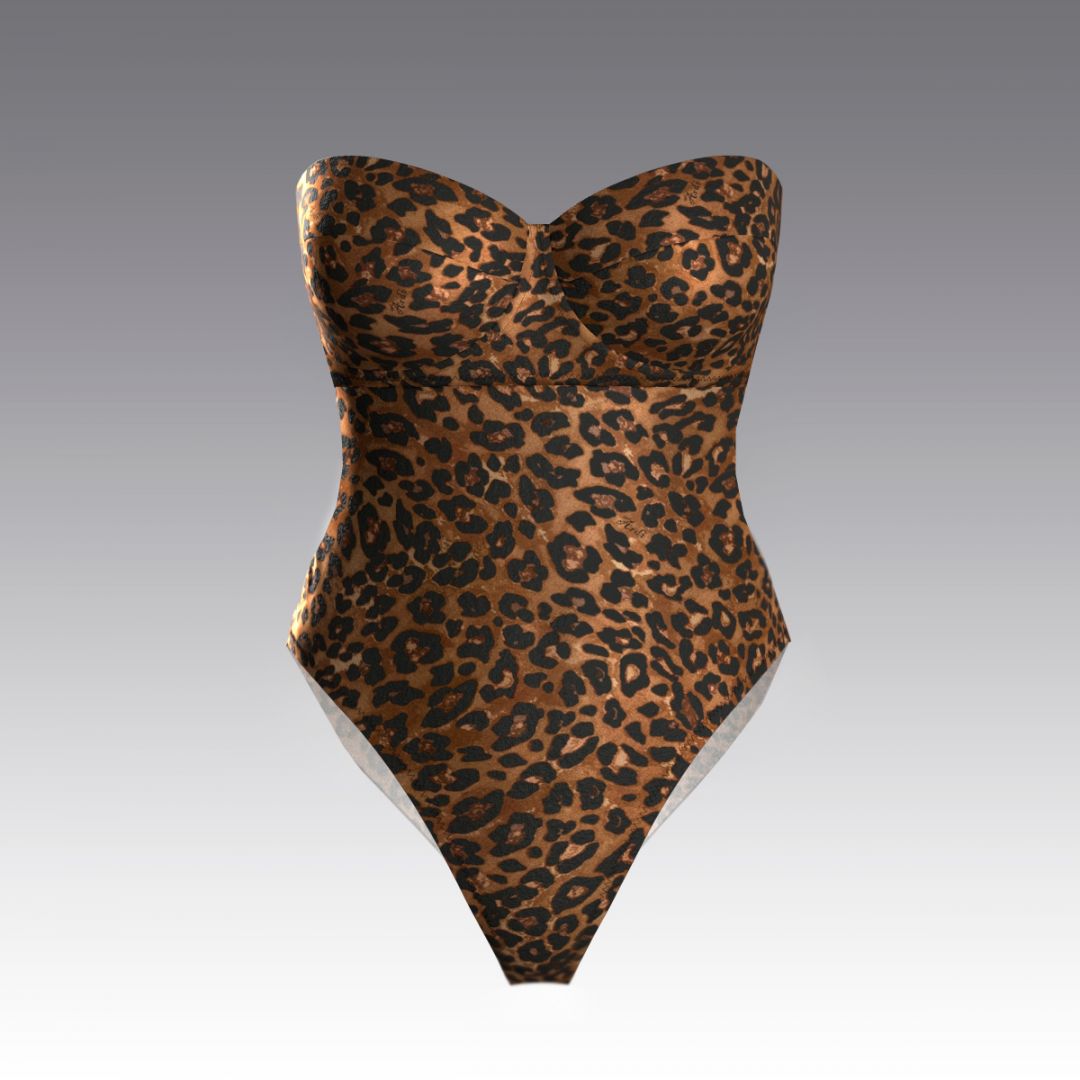 Купальник слитный "балконет" Leo 3036.75 ARDI черный