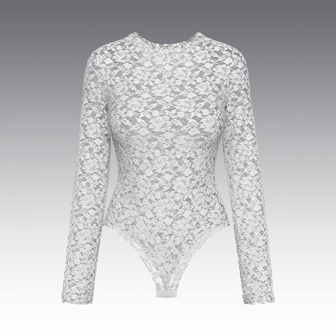 Кружевное боди 2964.38 ARDI белый