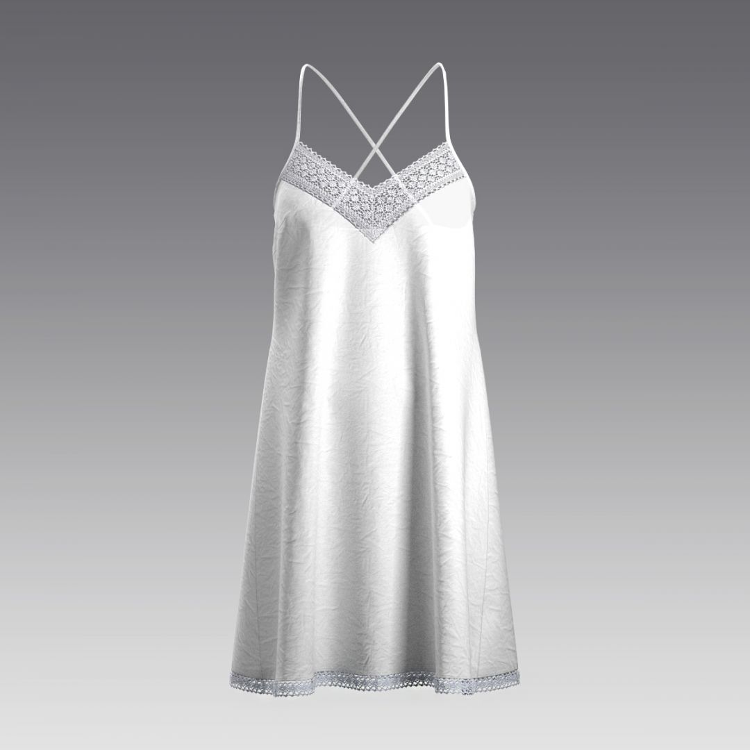 Ночная сорочка из вареного хлопка 2983.43 ARDI белый