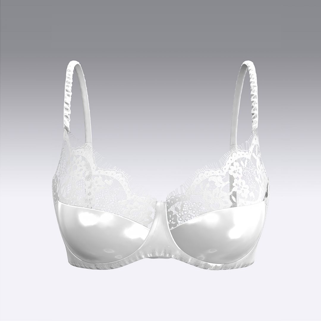 Бюстгальтер из шелка и кружева 2940.12 ARDI молочный