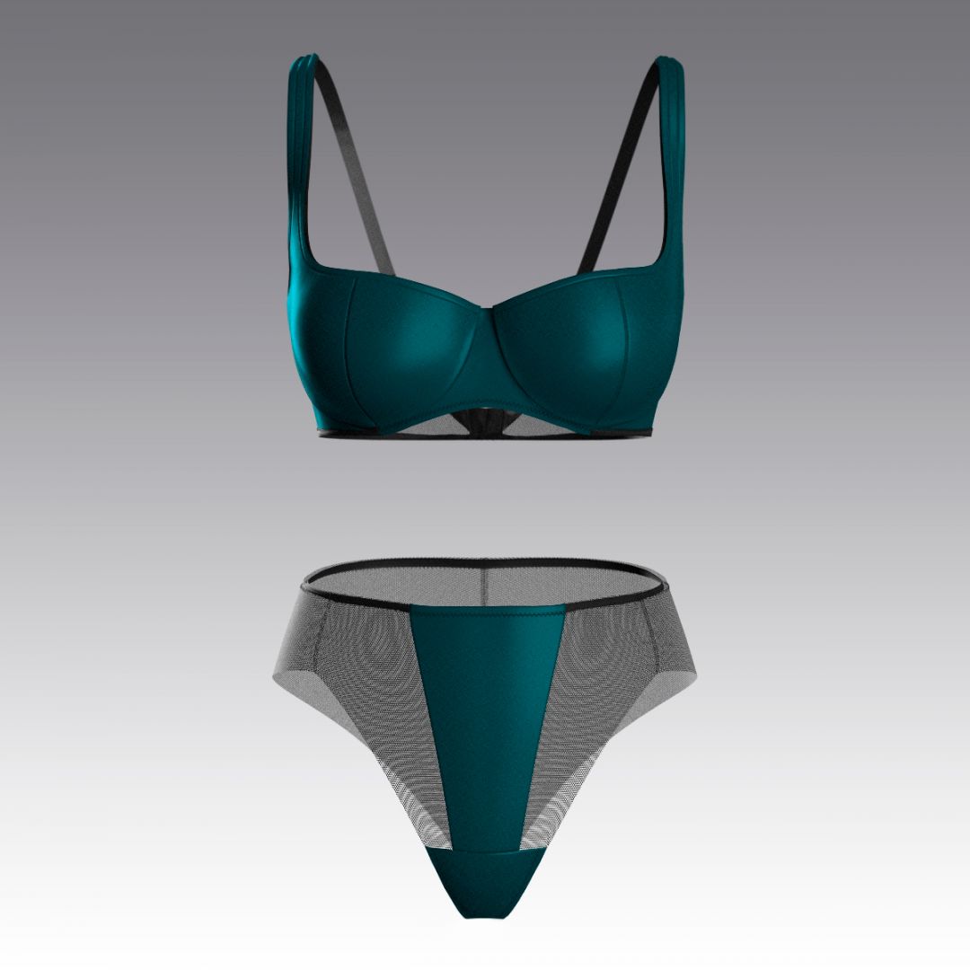 Комплект из атласа 4098.04.21 ARDI изумрудный