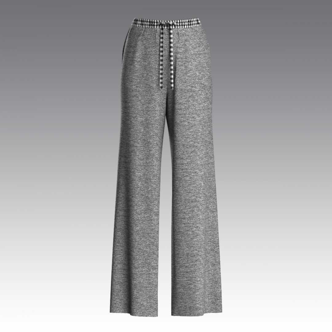 Широкое брюки из бамбука 4092.58 ARDI серый