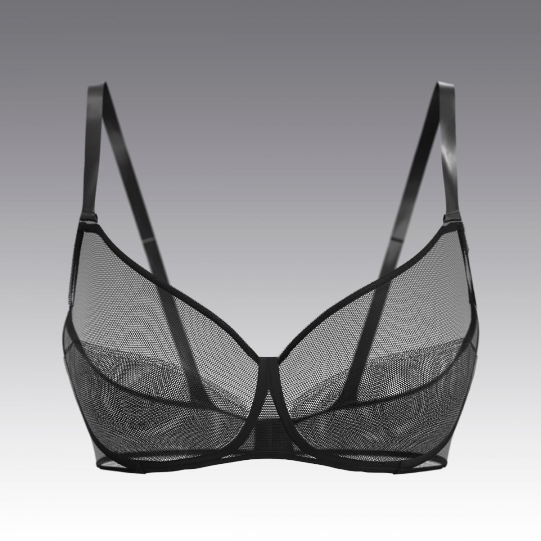 Бюстгальтер из сетки 4007.12 ARDI черный