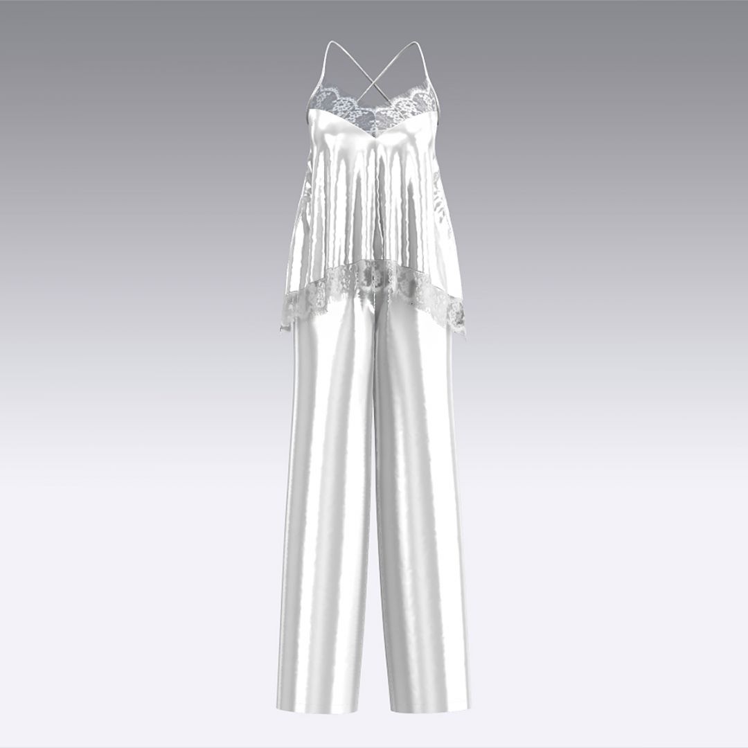 Пижама из шелка 2940.53.57 ARDI молочный