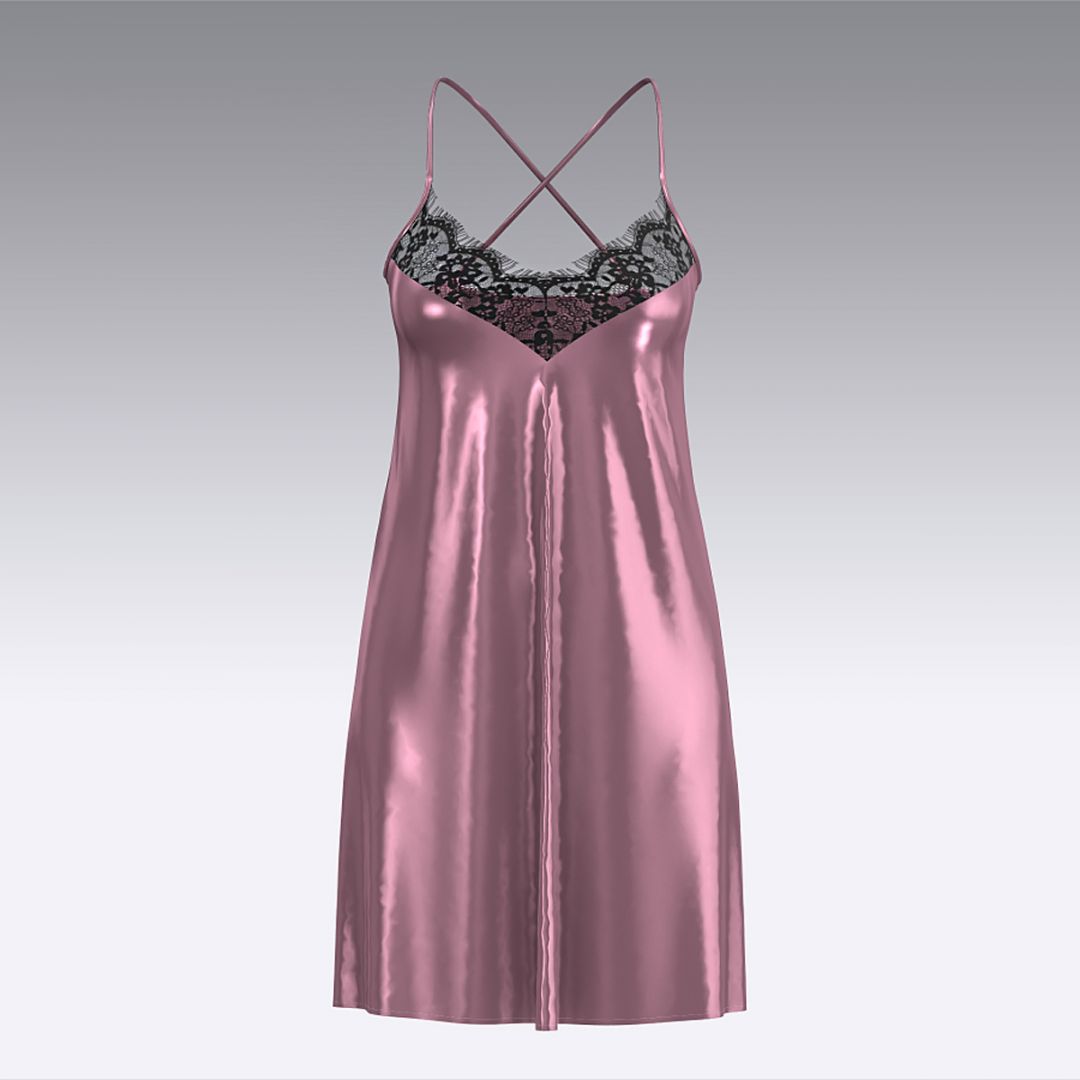 Ночная сорочка из шелка и кружева 2943.43 ARDI пион