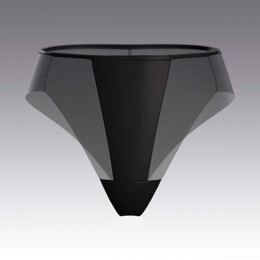 Бразилиано из атласа и сетки 4103.21 ARDI черный