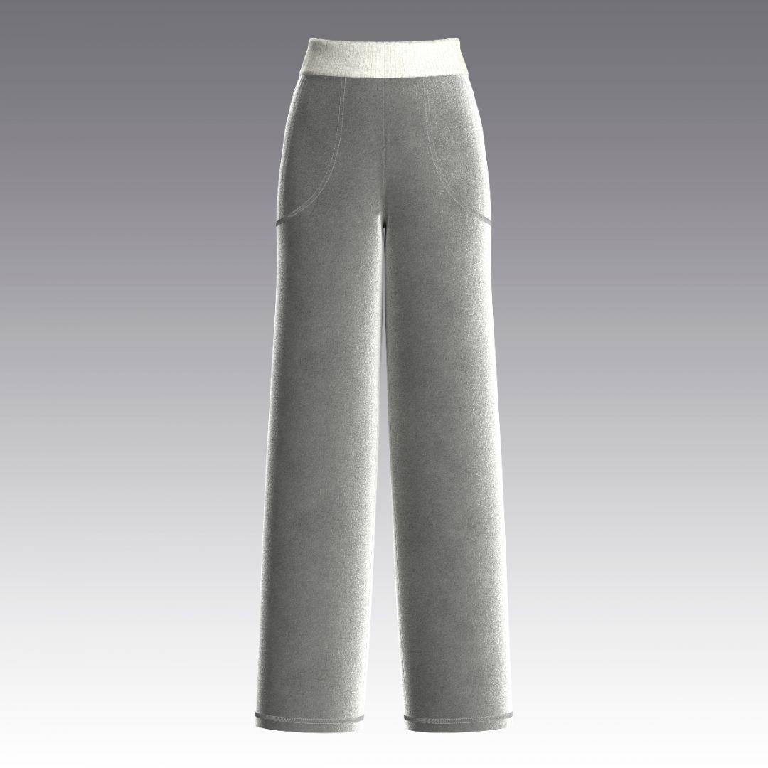 Брюки из бархата 4050.58 ARDI серый