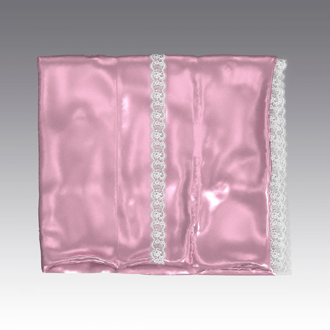 Пододеяльник из шелка с кружевом 5007.07 ARDI пион