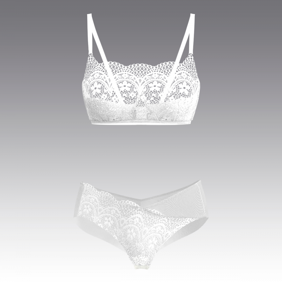 Комплект с холтером из кружева 4014.10.23 ARDI белый