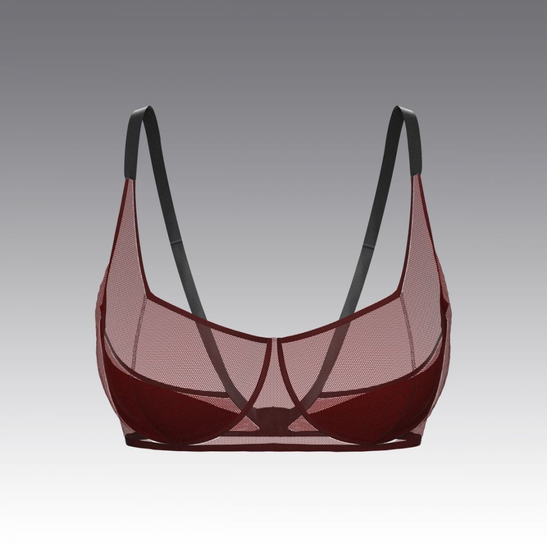 Бюстгальтер из тюля 2958.16 ARDI бордо