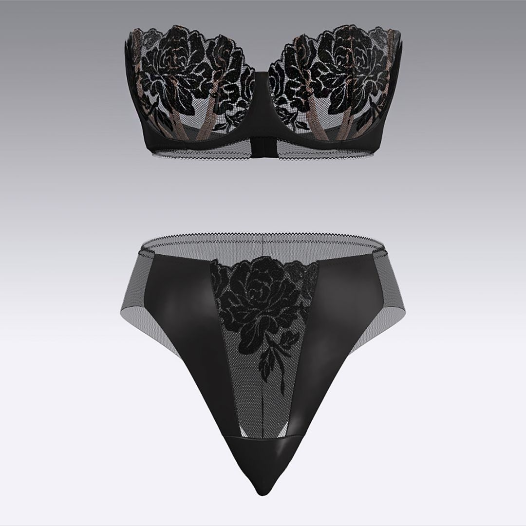 Комплект со съемными бретелями R2926.17.21 ARDI черный