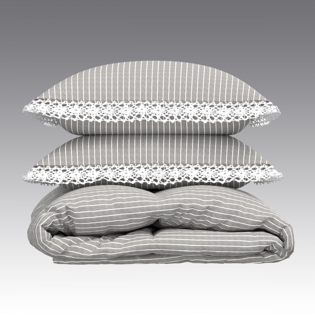 Комплект белья Stone Washed 2981.01 ARDI серый