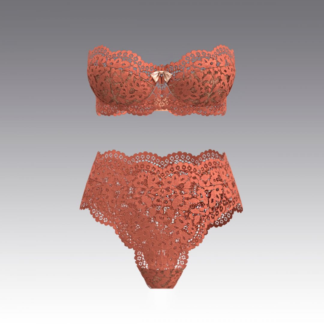 Комплект из кружева 2984.18.21 ARDI карамель