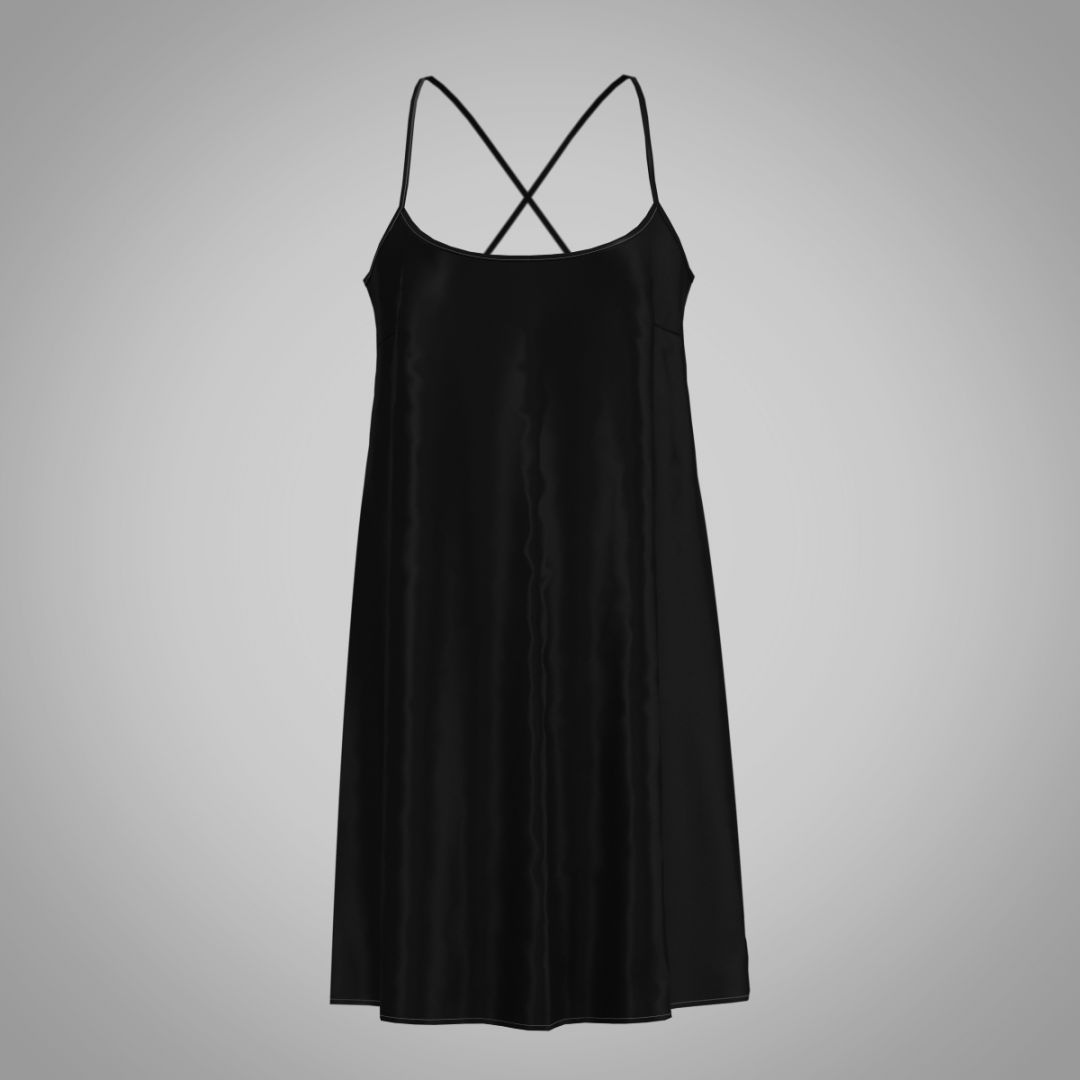 Платье-комбинация из шелка 2059.43.3 ARDI черный