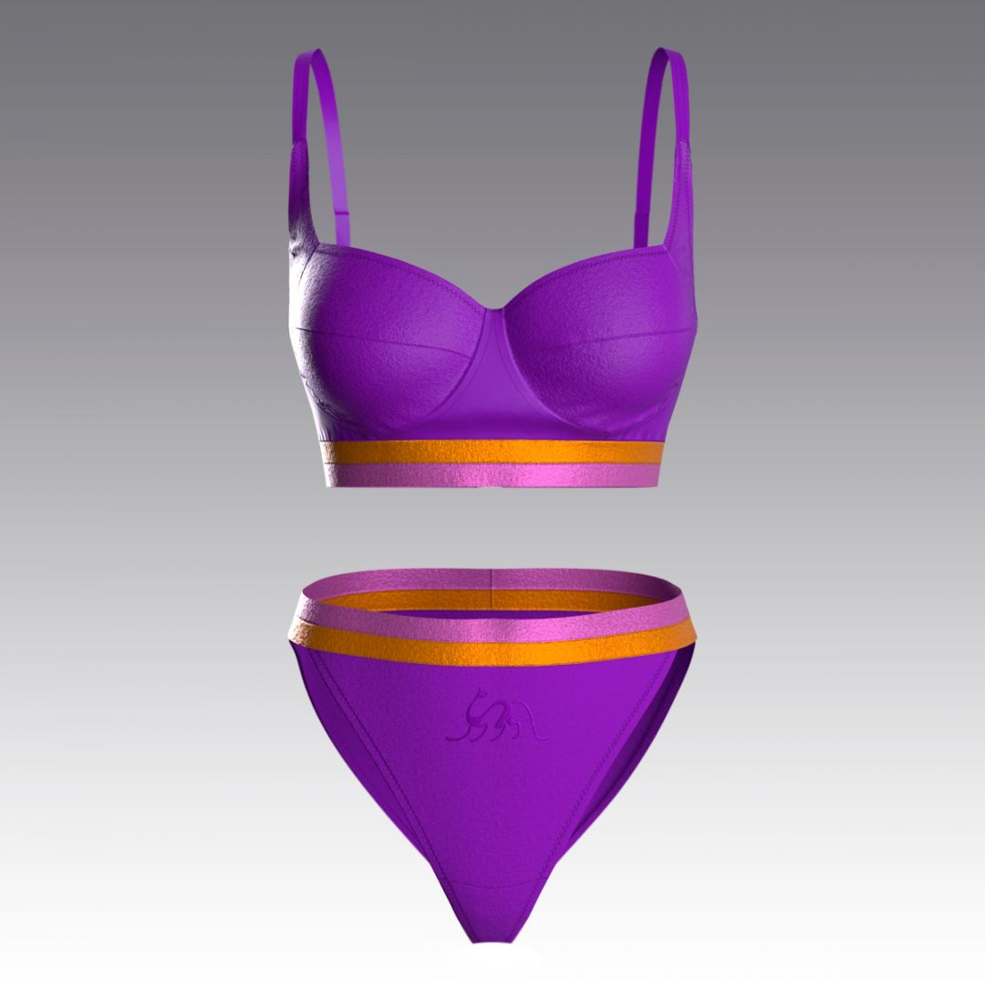 Купальник раздельный 3045.15.28 ARDI фиалковый