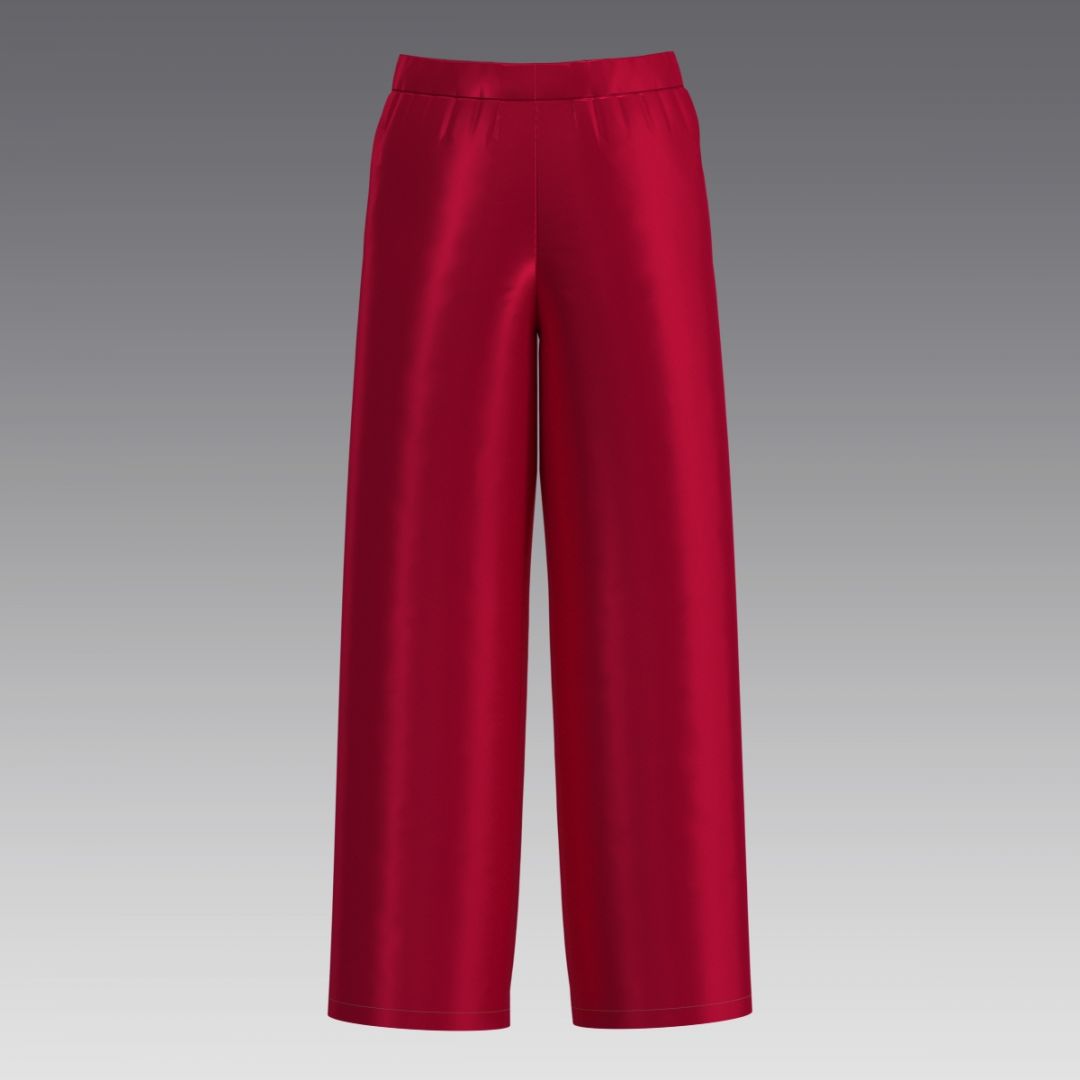 Брюки из шелка 2059.58.6 ARDI красный