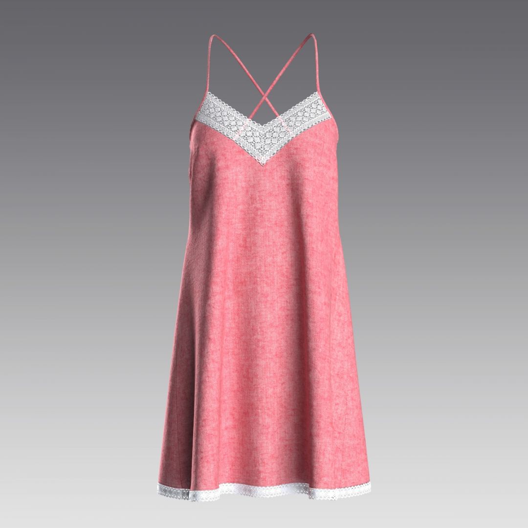 Ночная сорочка из вареного хлопка 4055.43 ARDI гранатовый