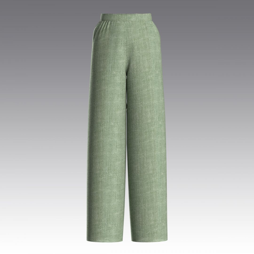 Брюки из вареного хлопка 4056.58 ARDI хвойный