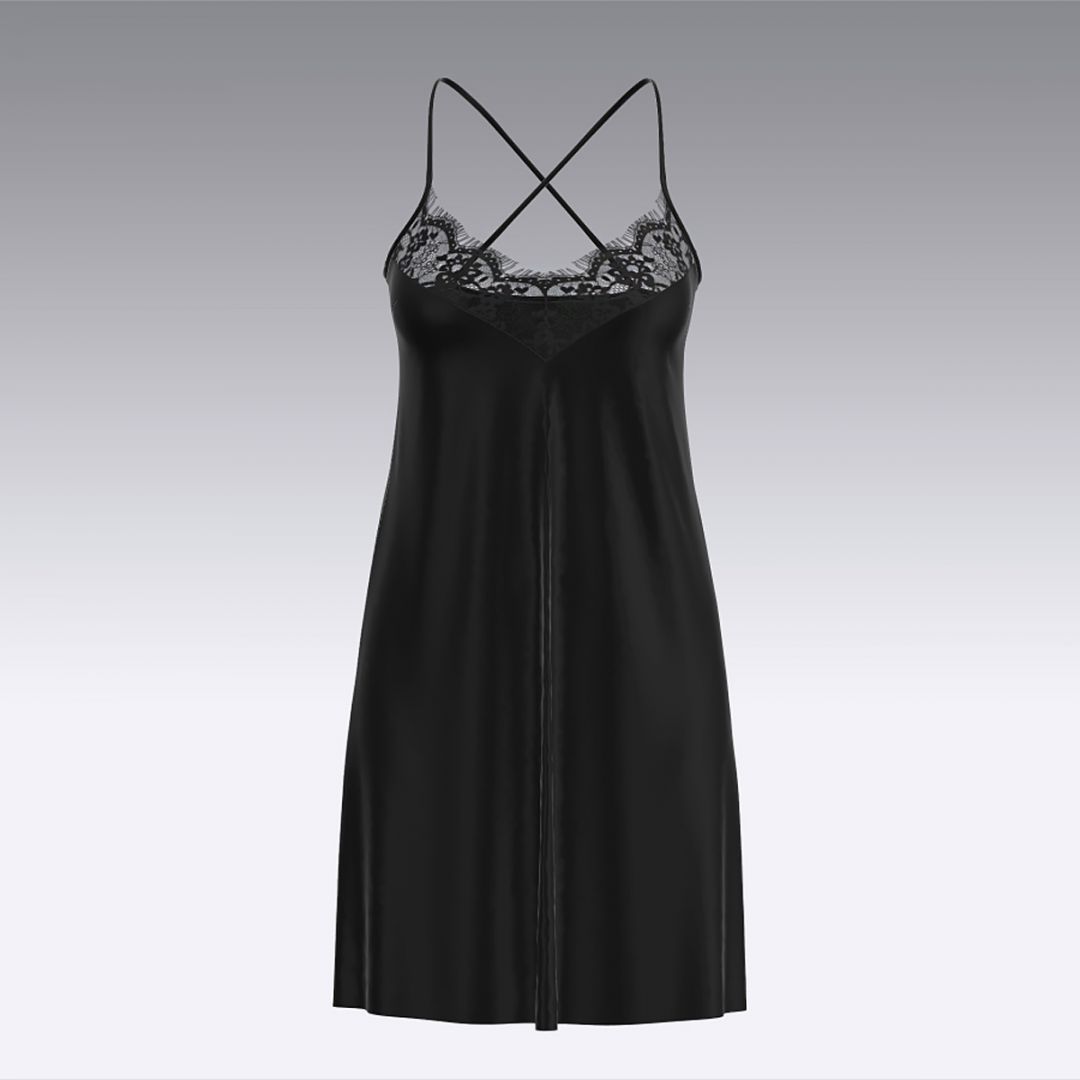 Ночная сорочка из шелка 2939.42 ARDI черный