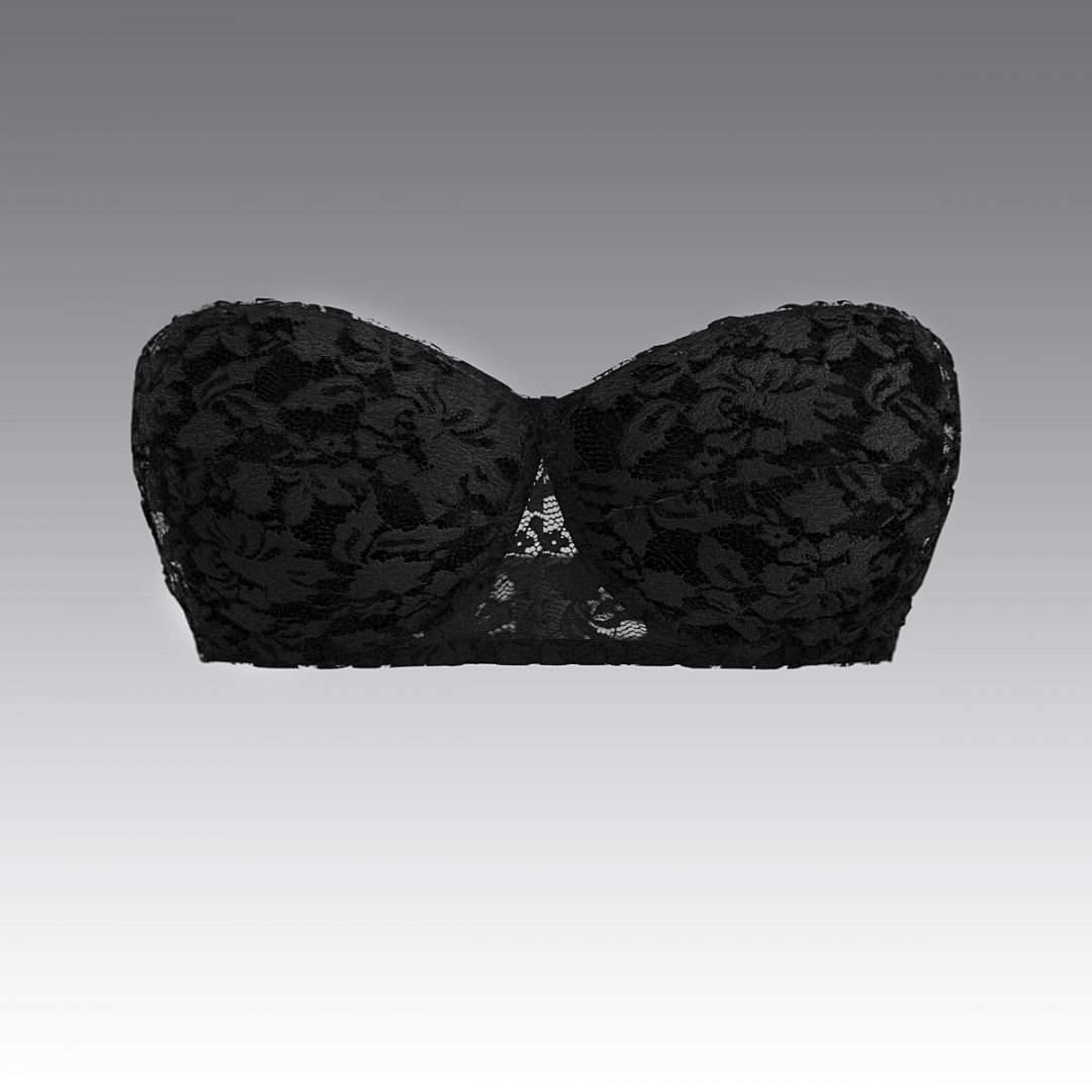 Бюстгальтер-балконет со съемными бретелями из кружева 2963.18 ARDI черный