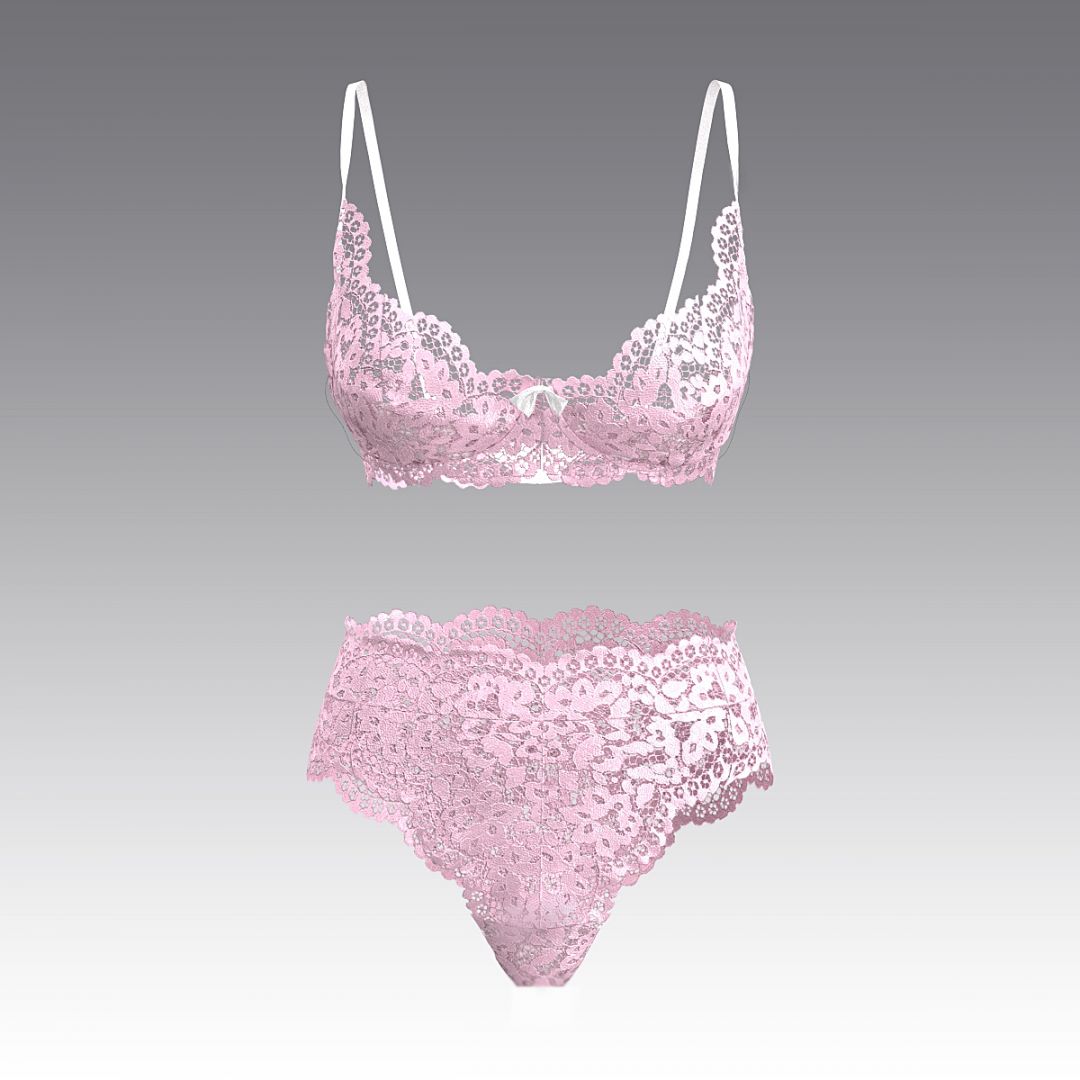 Комплект из кружева 2987.16.21 ARDI розовый