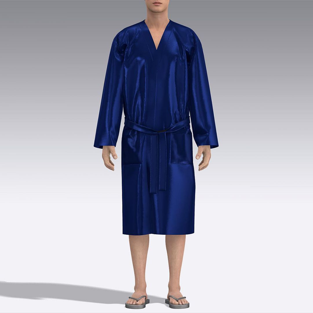 Халат мужской из шелка 7003.98 ARDI Navy