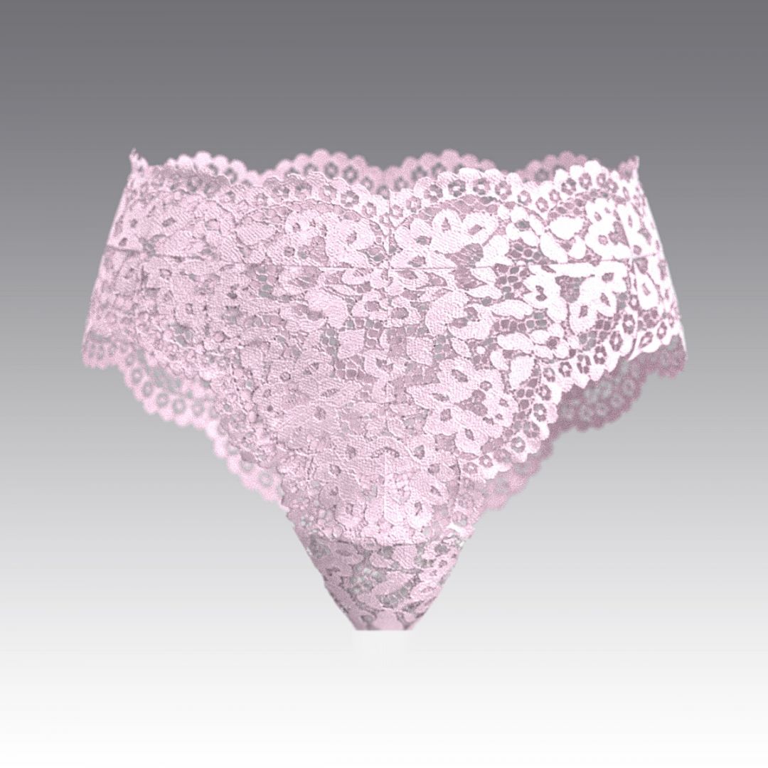 Высокие бразилиано из кружева 2987.21 ARDI розовый