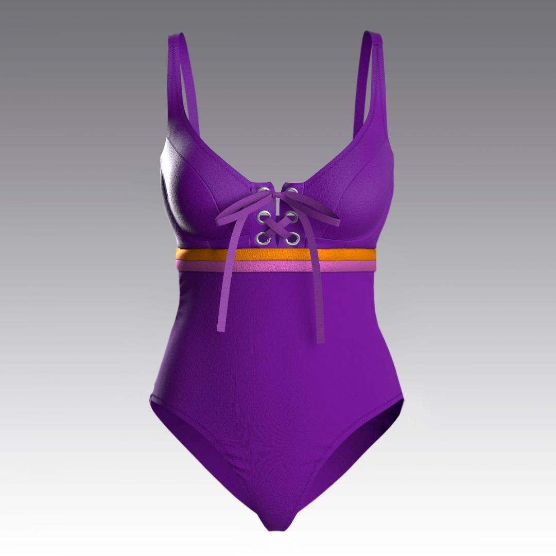 Купальник слитный 3045.72 ARDI фиалковый