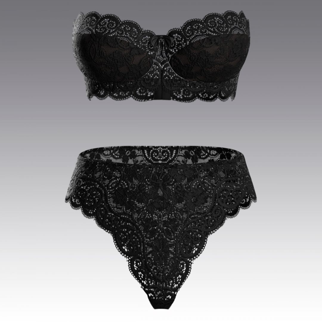 Комплект со съемными бретелями 2911.18.21 ARDI черный