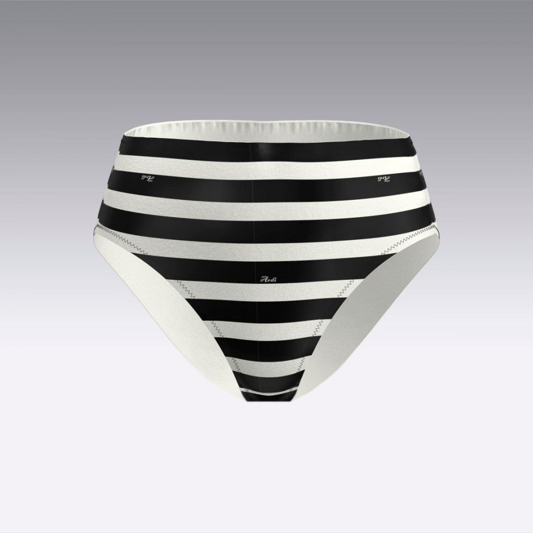 Высокие плавки в полоску 3034.24 ARDI черный