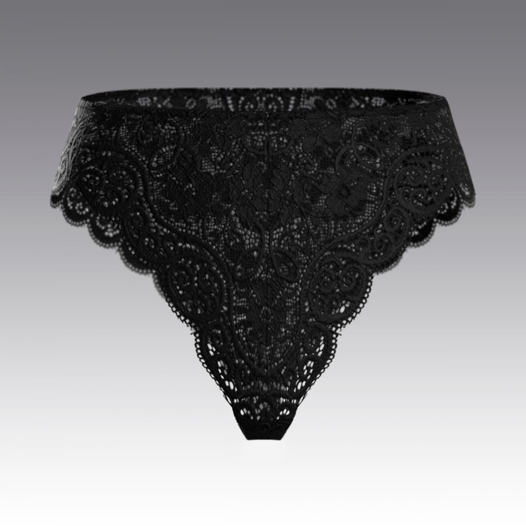 Высокие бразилиано из кружева 2911.21 ARDI черный