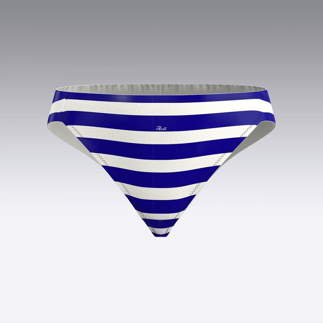 Купальные плавки-бразилиано в полоску 3031.28 ARDI синий