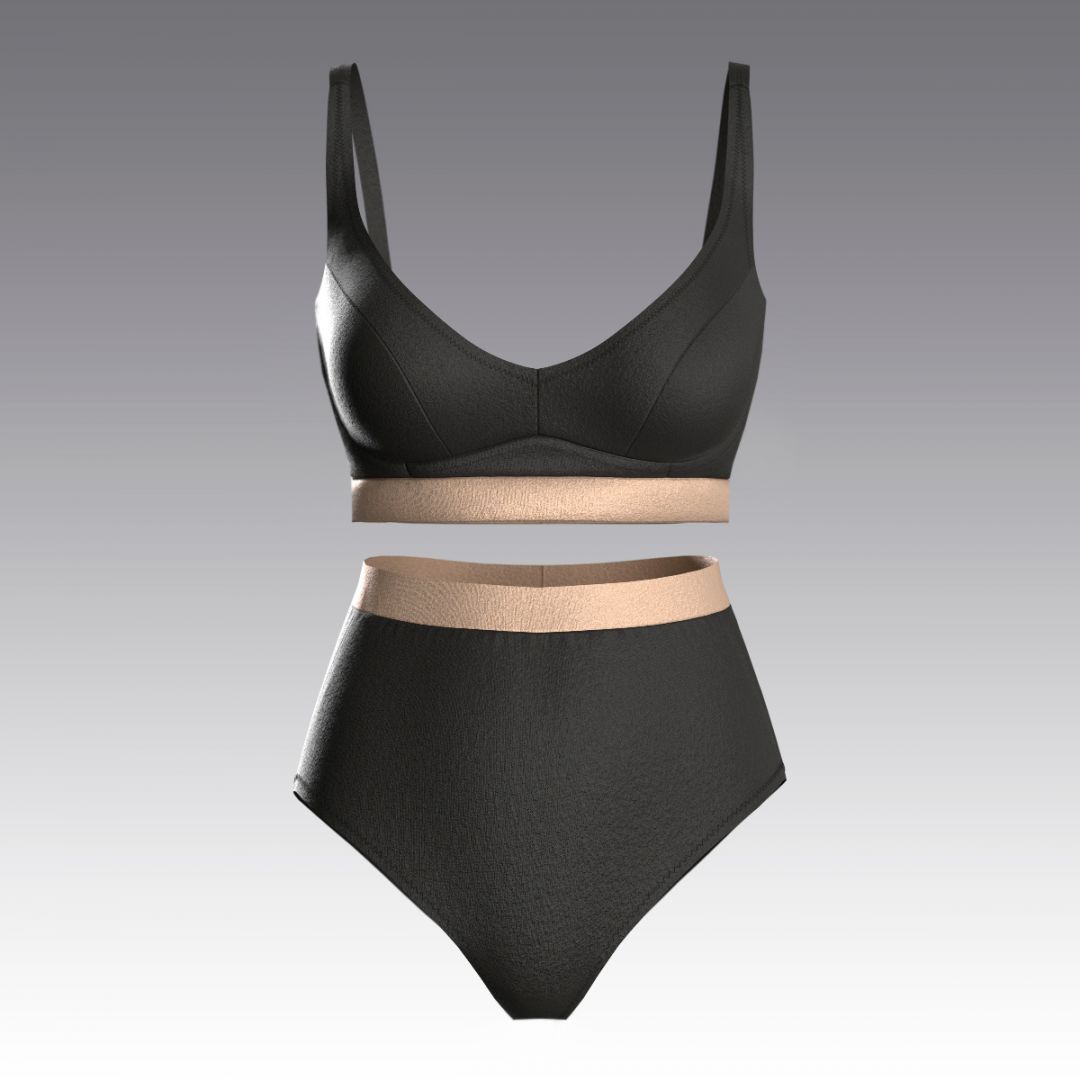 Купальник раздельный 3044.13.24 ARDI черный