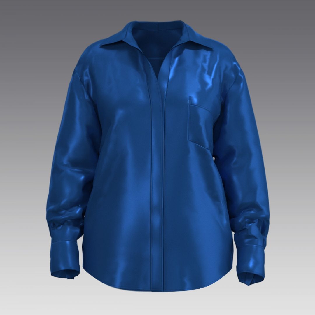 Рубашка из шелка 2059.54.9 ARDI синий