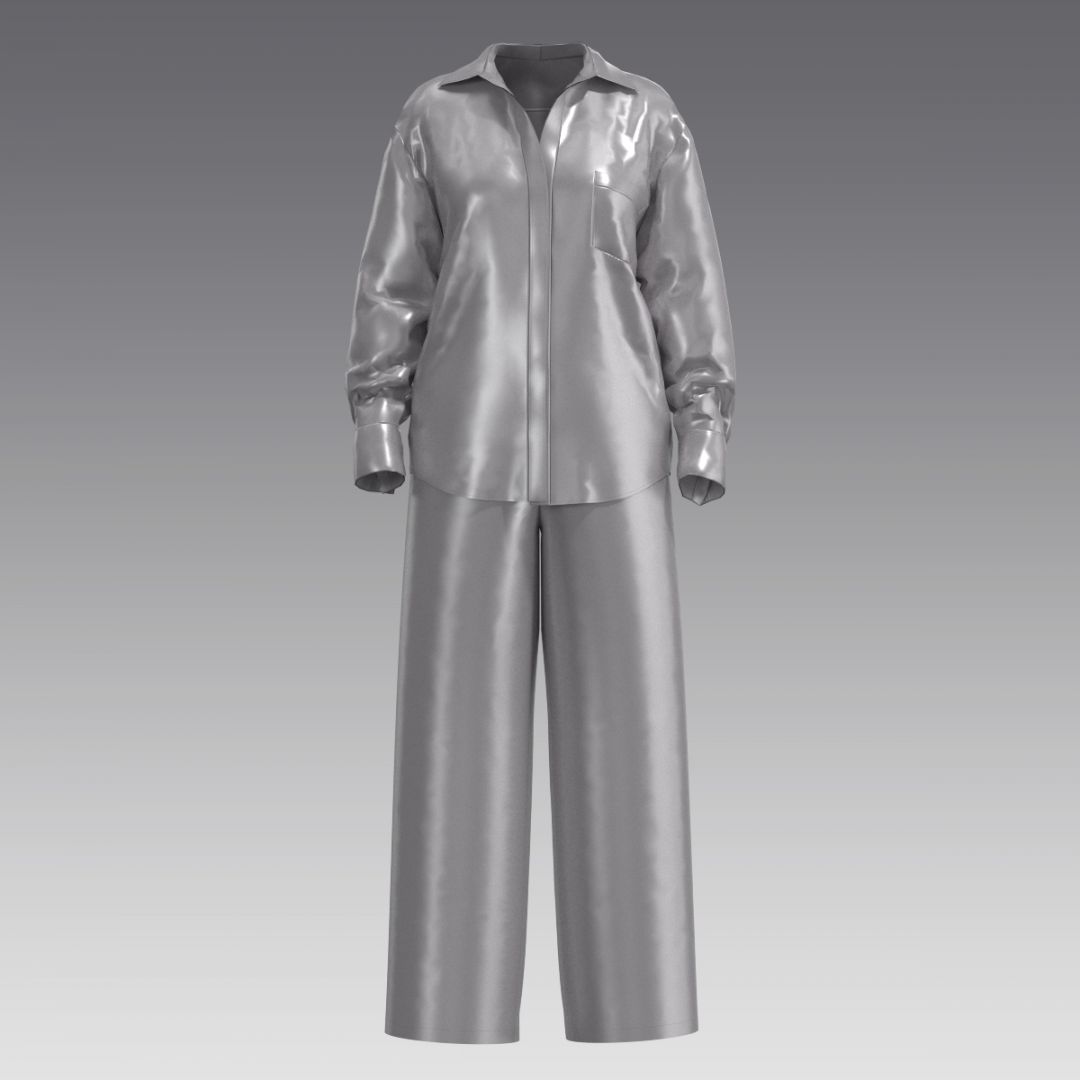 Комплект из шелка 2059.54.58.1 ARDI стальной