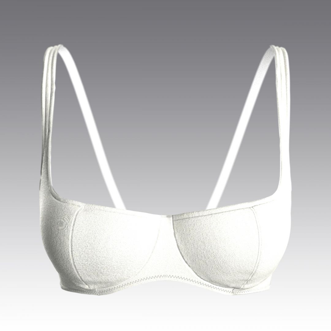 Базовый бюстгальтер из микрофибры, белый 4054.04 ARDI белый