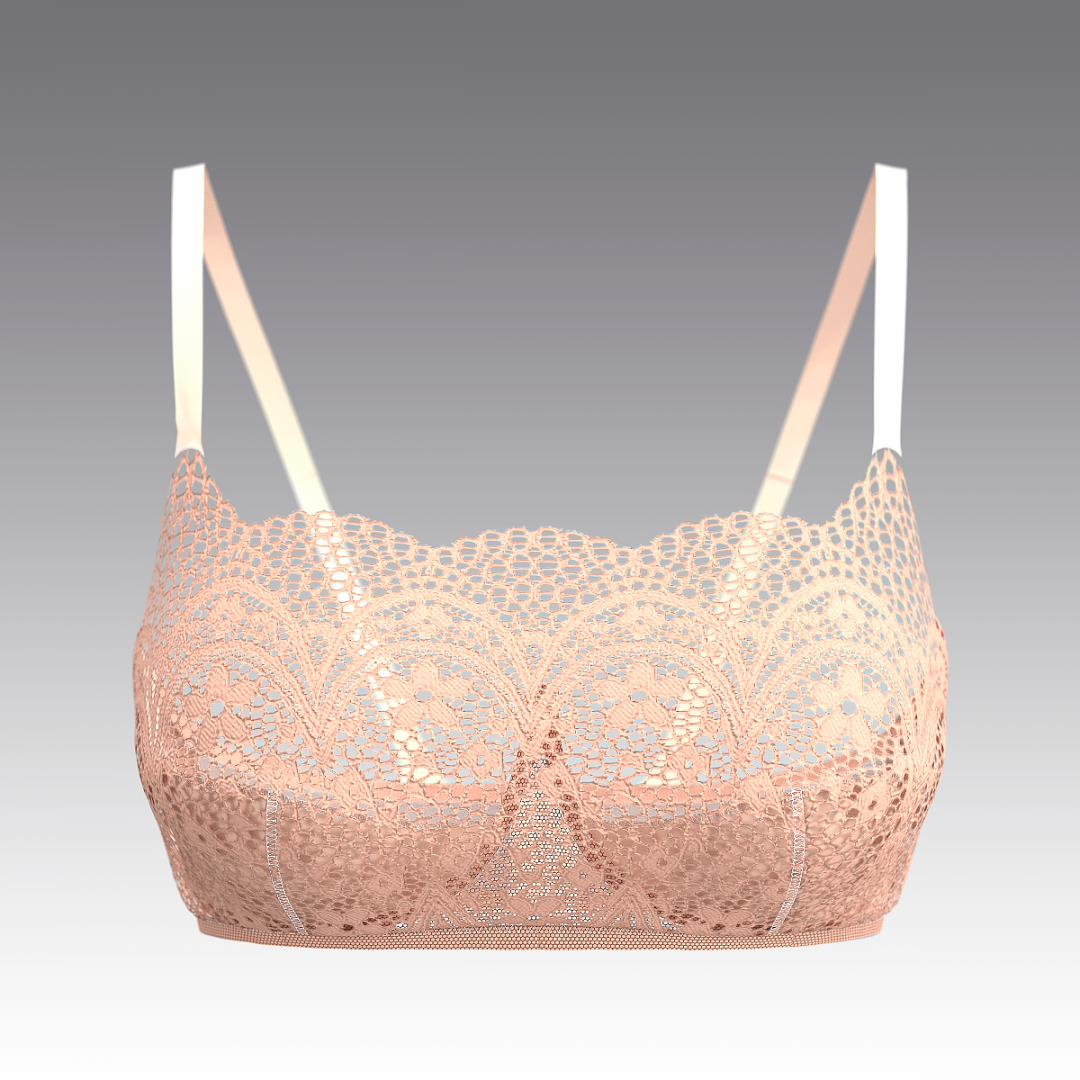 Бюстгальтер-холтер из кружева 4013.10 ARDI кремовый