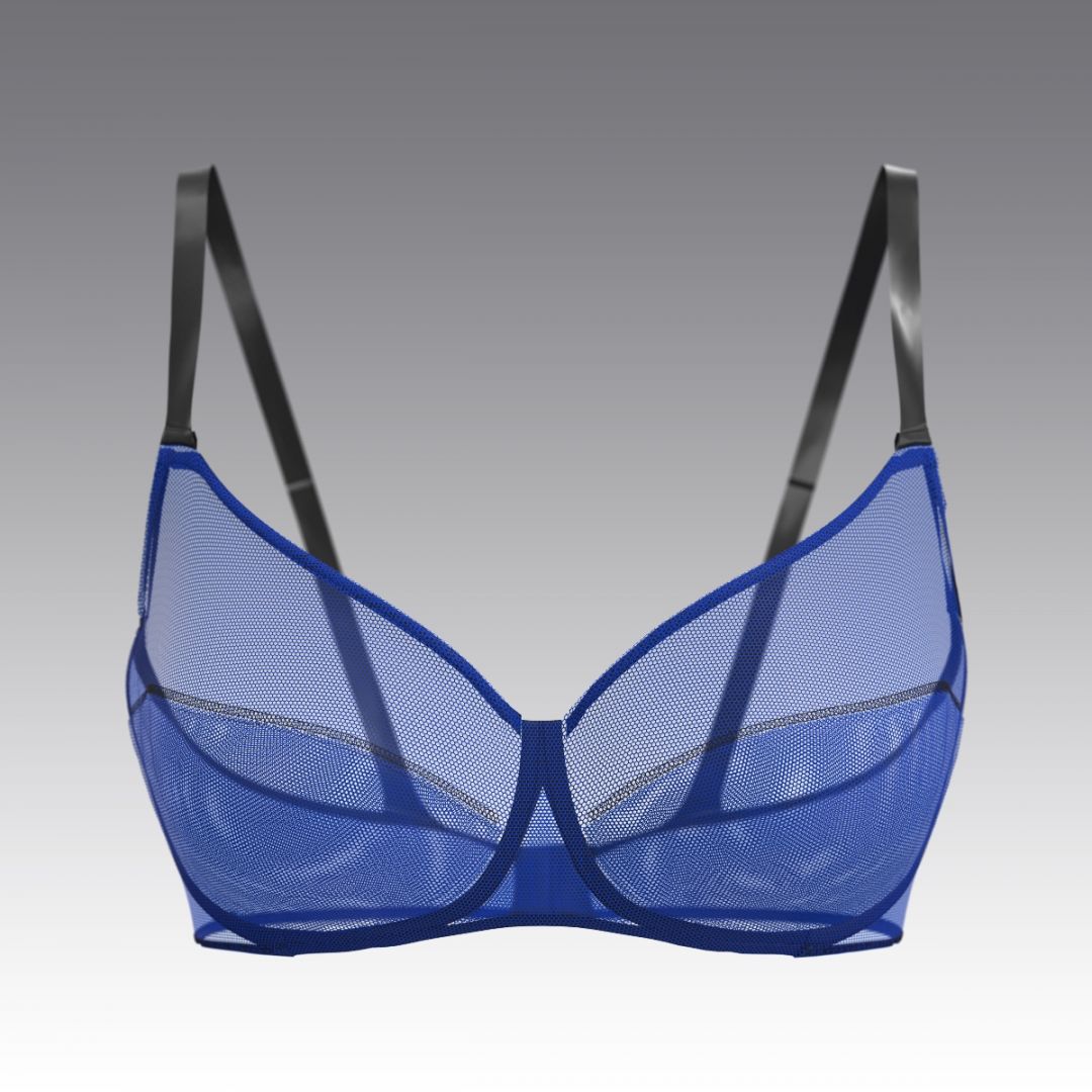 Бюстгальтер из сетки 4011.12 ARDI синий