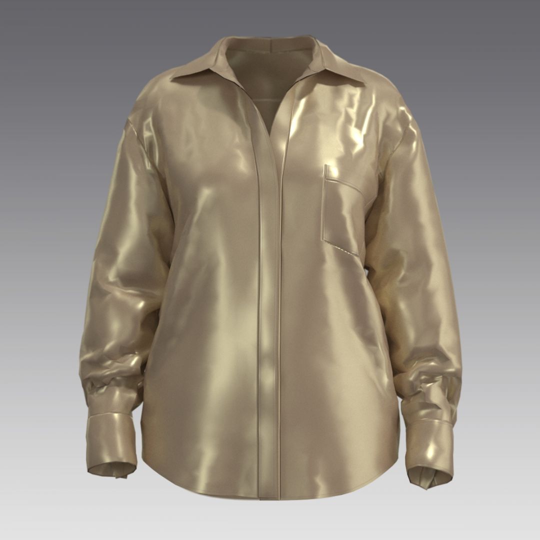 Рубашка из шелка 2059.54.8 ARDI янтарь