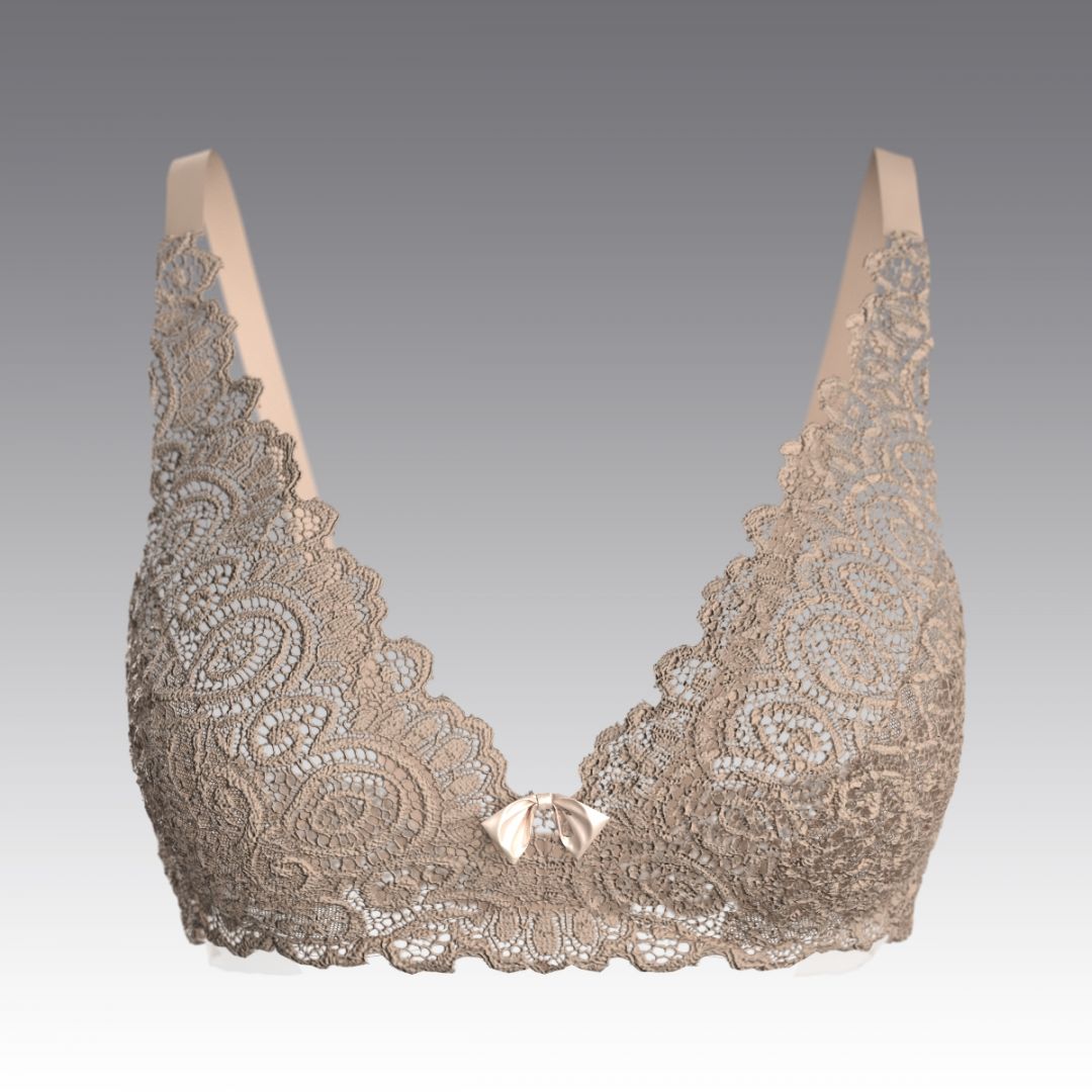 Кружевной бюстгальтер без косточек 4023.13 ARDI бежевый