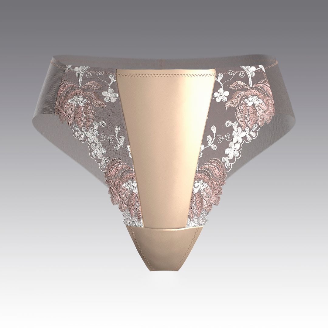 Высокие бразилиано с вышивкой 4107.21 ARDI тауп