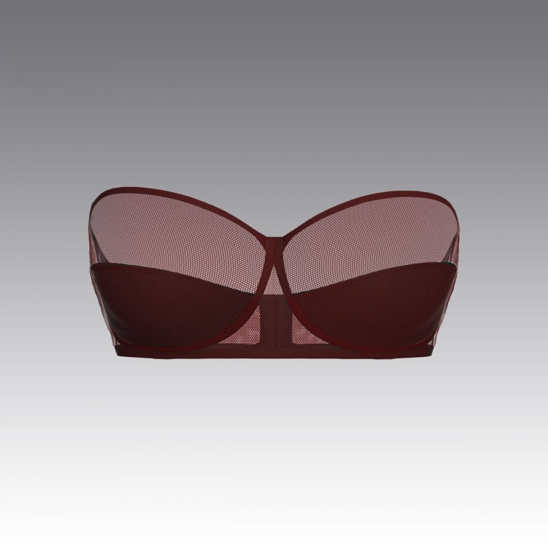 Бюстгальтер из тюля 2958.18 ARDI бордо
