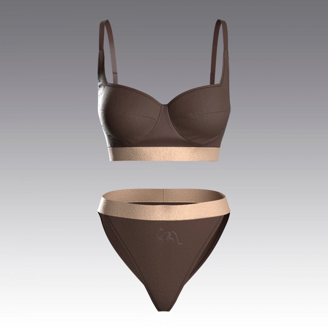 Купальник раздельный 3050.15.28 ARDI темный мокко