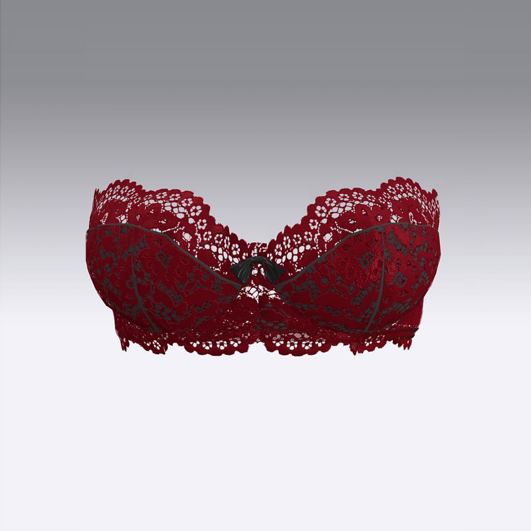 Балконет со съемными бретелями 2920.18 ARDI бордо