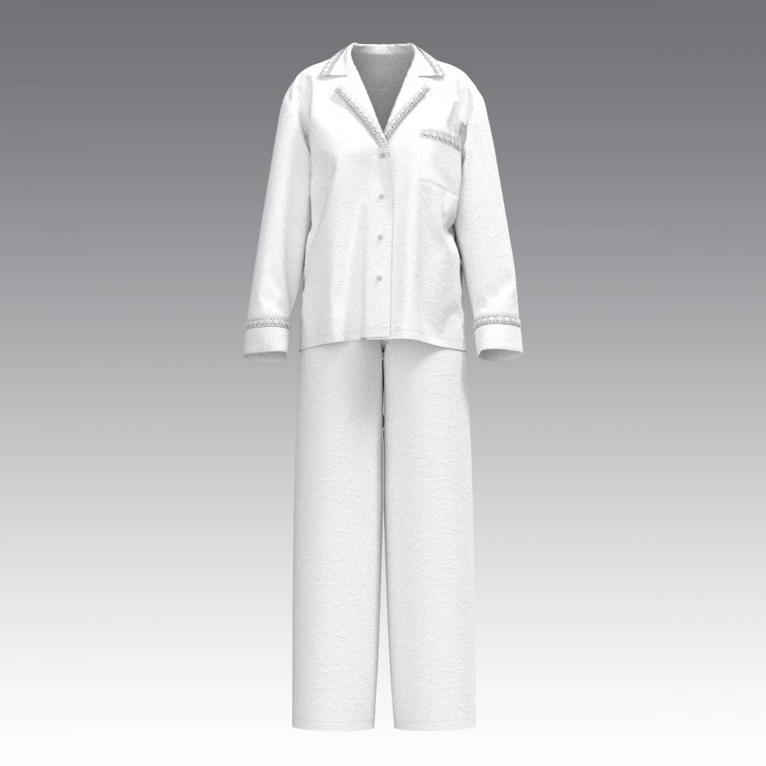 Костюм из вареного хлопка 2983.54.58 ARDI белый