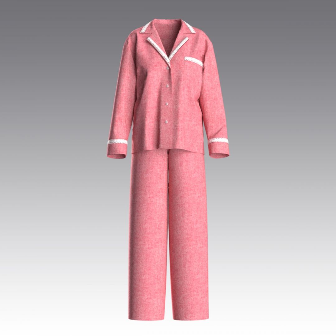 Костюм из вареного хлопка 4055.54.58 ARDI гранатовый