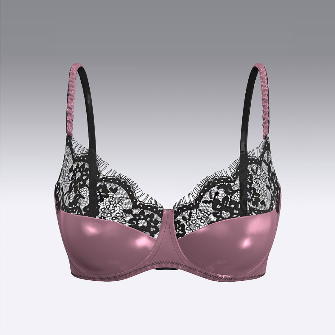 Бюстгальтер из шелка и кружева 2943.12 ARDI пион