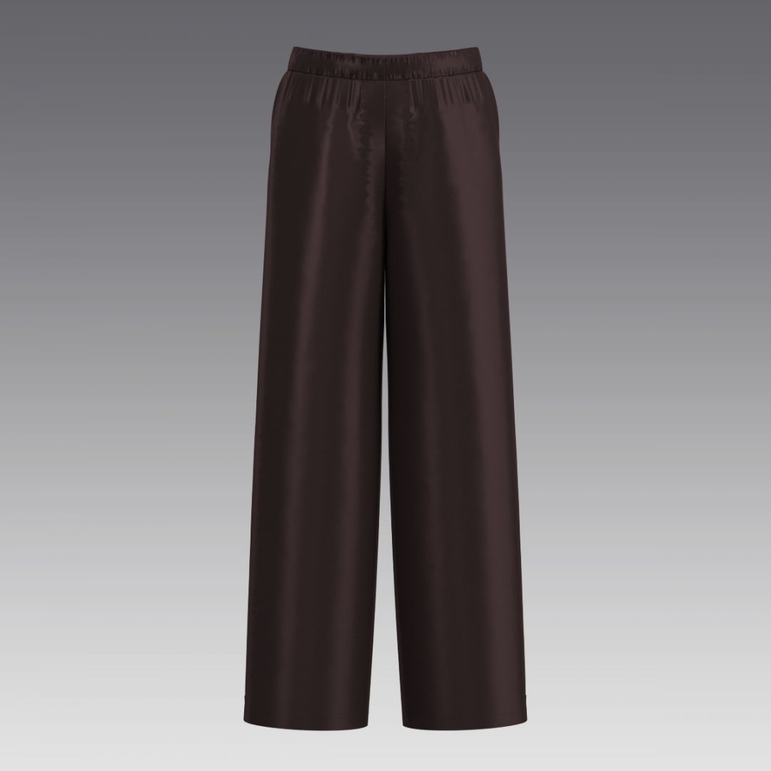 Брюки из шелка 2059.58.4 ARDI шоколадный